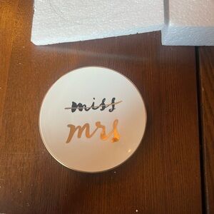 Kate Spade Miss Mrs Ring Dish (Giftable condition)